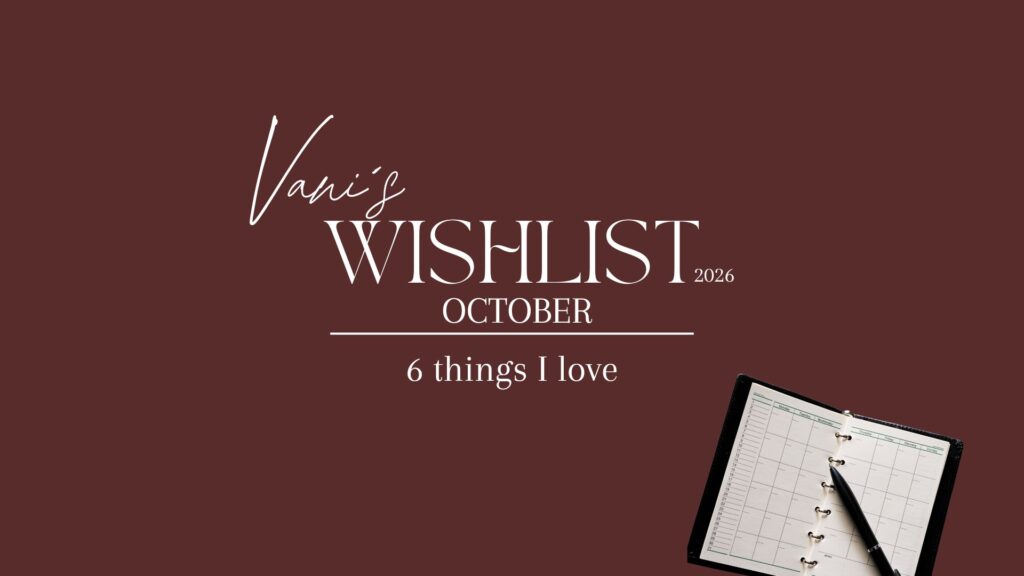 VaniVanity_Wishlist October 2026